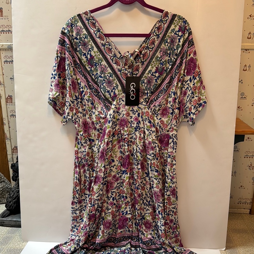 Gigio USA Women's Floral Dress - Multicolor